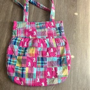 Disney parks patchwork tote